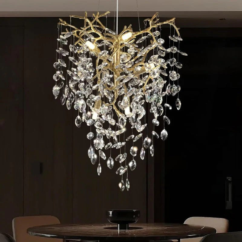 Modern Crystal Tree Branch Chandelier - XYlight