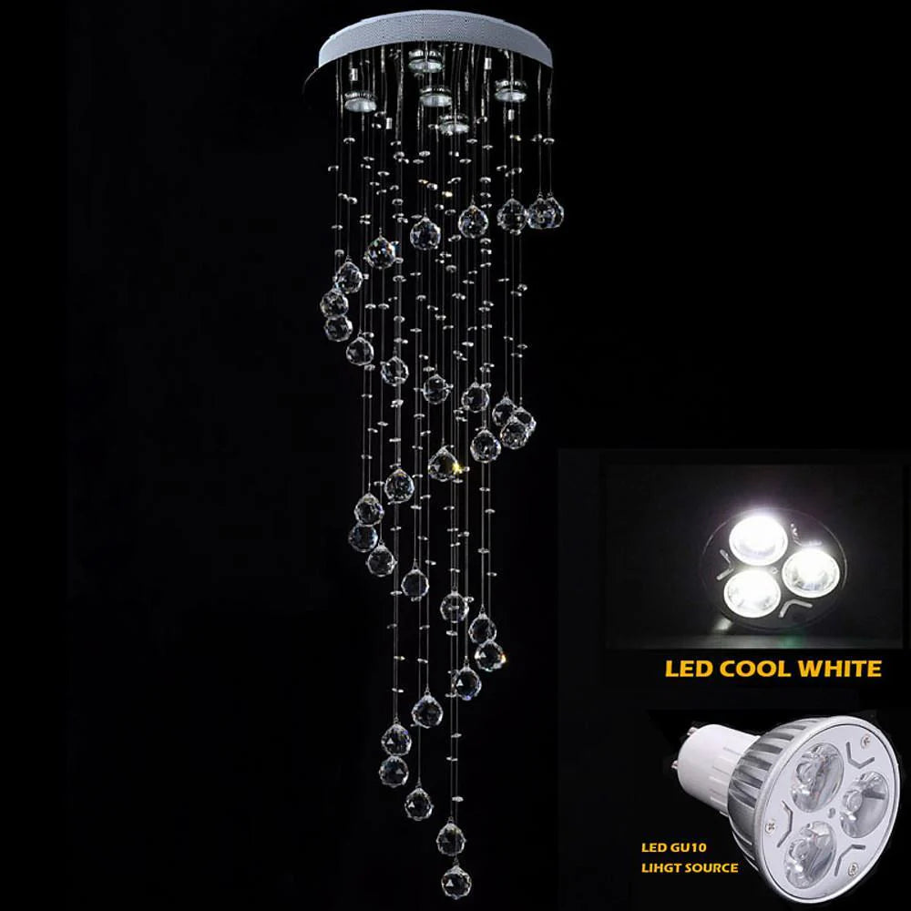 Modern Spherical Crystal Contemporary Chandelier - XYlight