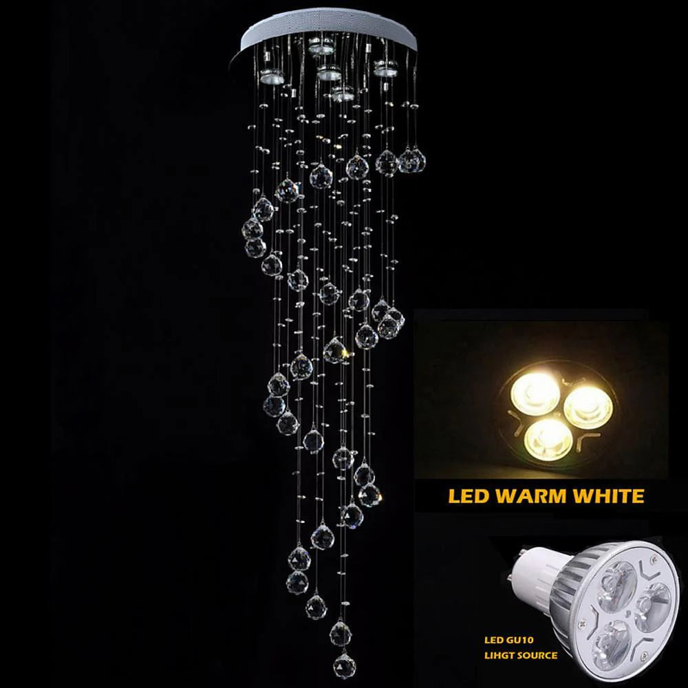 Modern Spherical Crystal Contemporary Chandelier - XYlight
