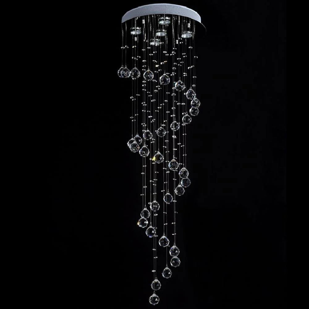 Modern Spherical Crystal Contemporary Chandelier - XYlight