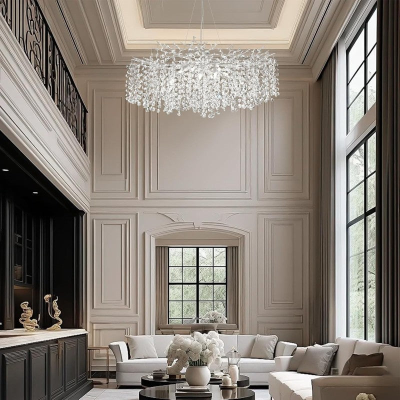 Modern Tree Branch Crystal Chandelier 55"L 30"D - XYlight