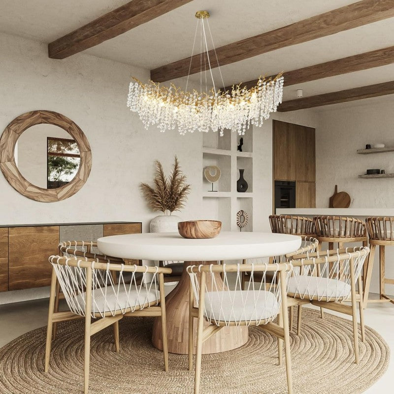 Modern Tree Branch Crystal Chandelier 55"L 30"D - XYlight