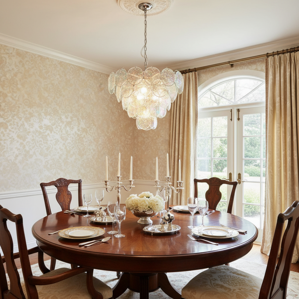 Murana 57-Disc Iridescent Art Glass Chandelier - XYlight