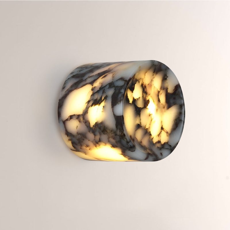 Murray Organic-Form Marble Wall Sconce