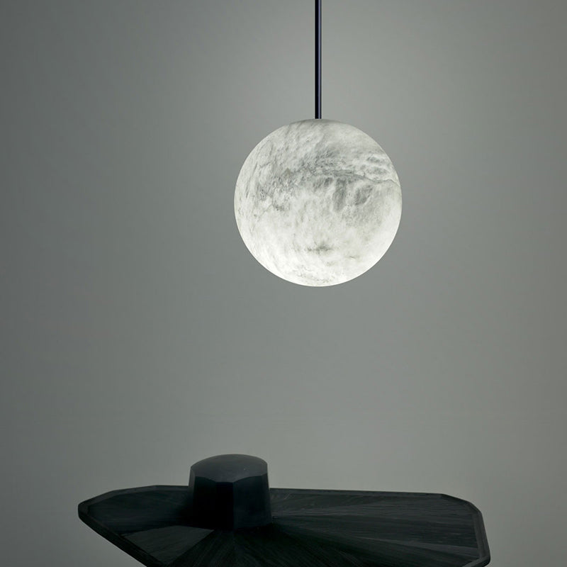 Nademor Alabaster Sphere Staircase Chandelier - XYlight