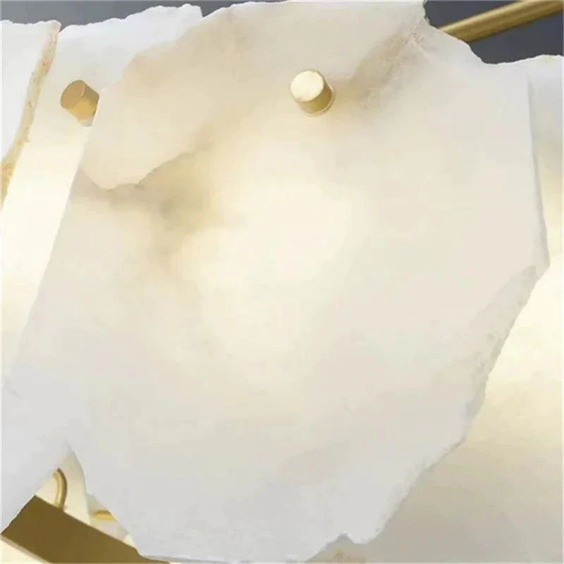 Nake Linear Alabaster Chandelier (Rod) - XYlight