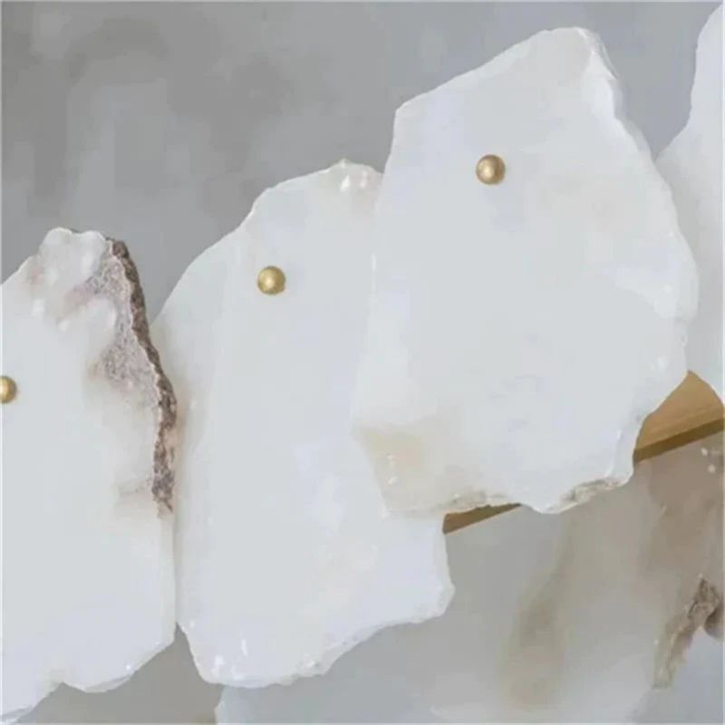 Nake Linear Alabaster Chandelier (Rod) - XYlight