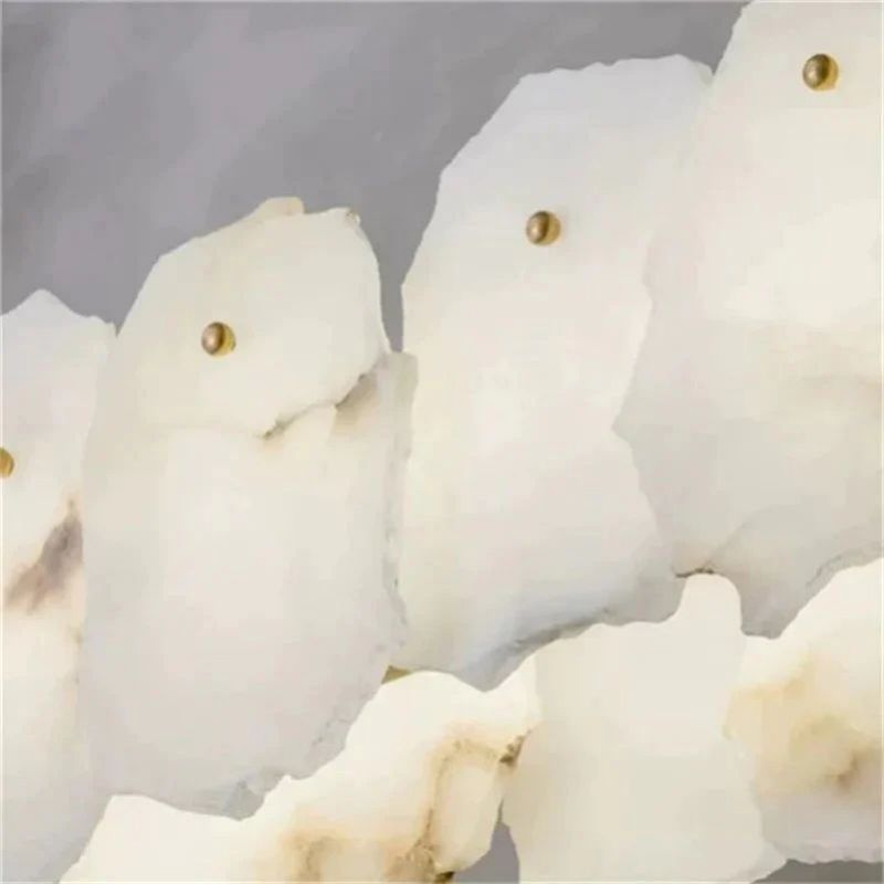 Nake Linear Alabaster Chandelier (Rod) - XYlight