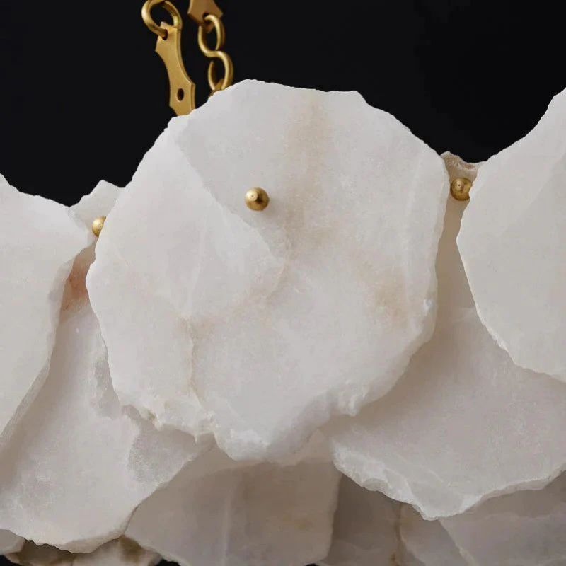 Nake Linear Alabaster Chandelier (Chain) - XYlight