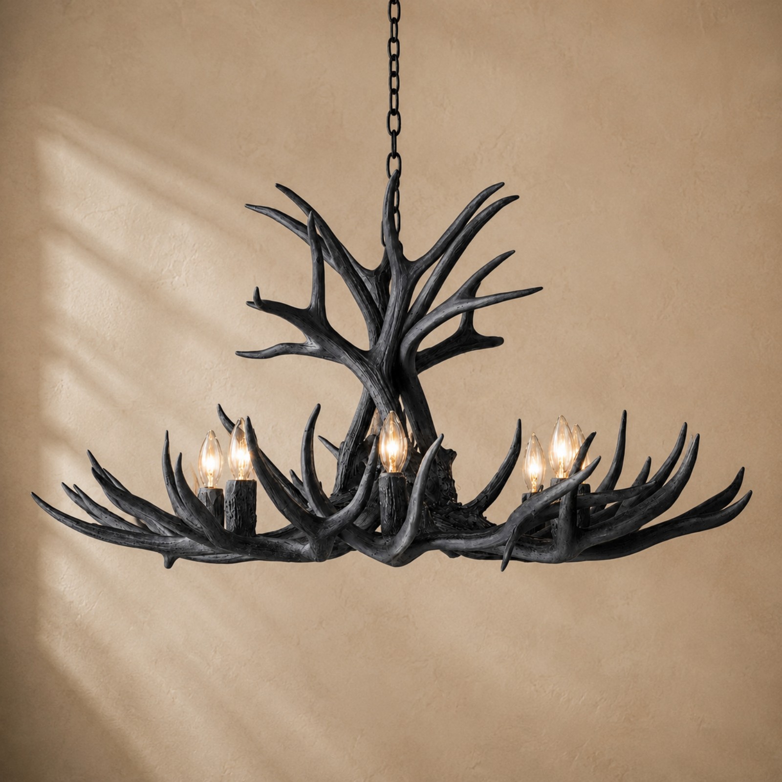 Natural Antler Chandelier 36-Inch - XYlight