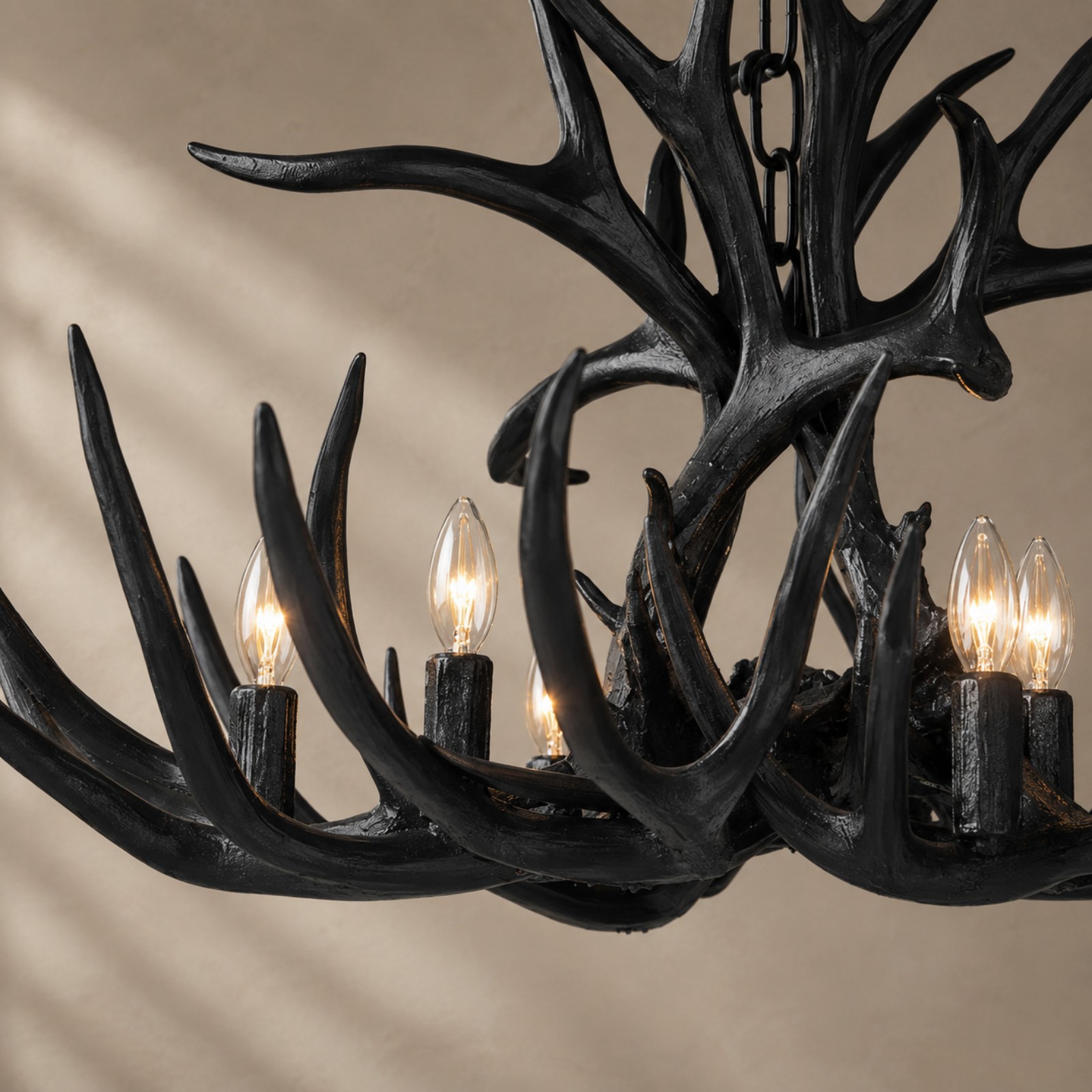 Natural Antler Chandelier 36-Inch - XYlight