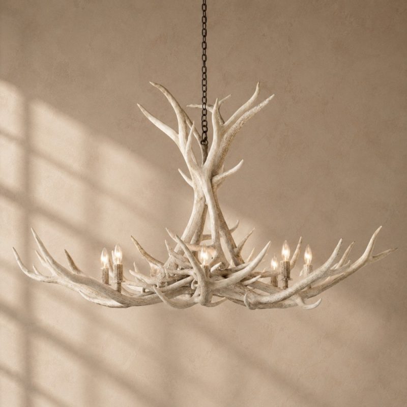 Natural Antler Chandelier 60-Inch