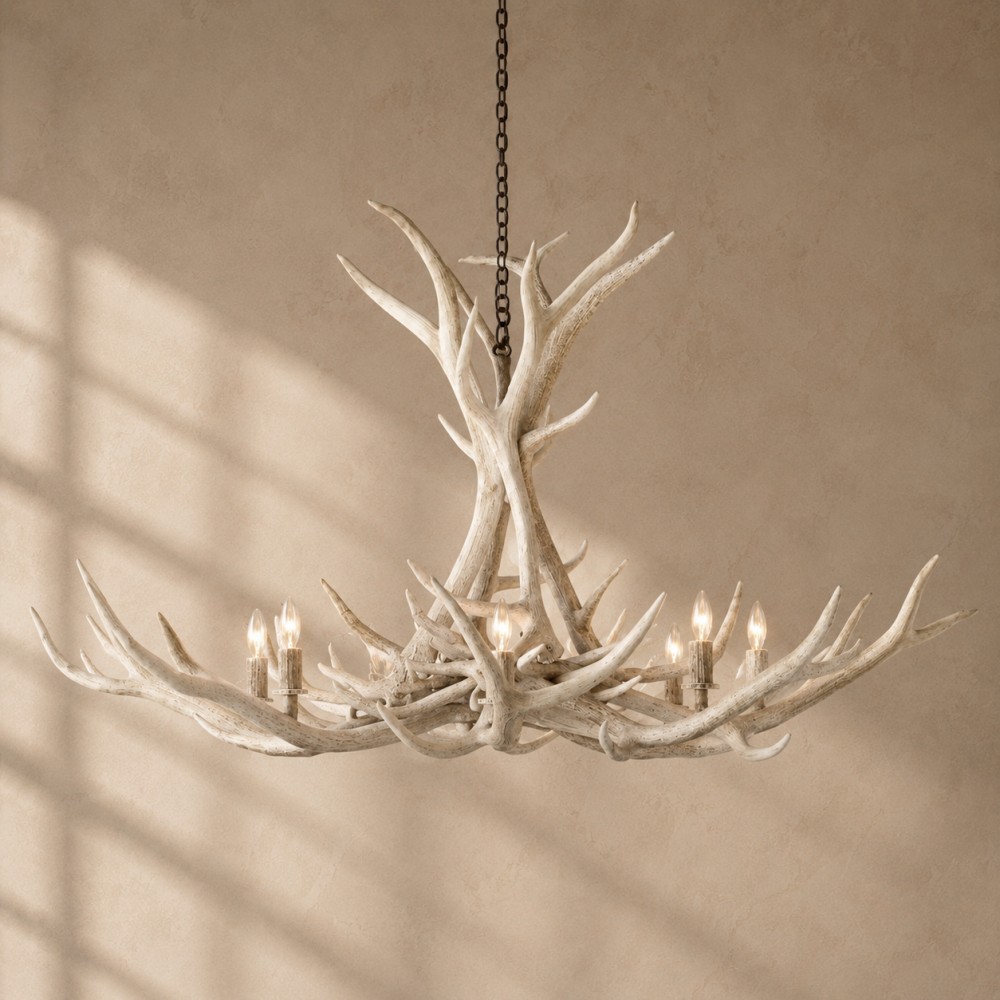 Natural Antler Chandelier 60-Inch - XYlight