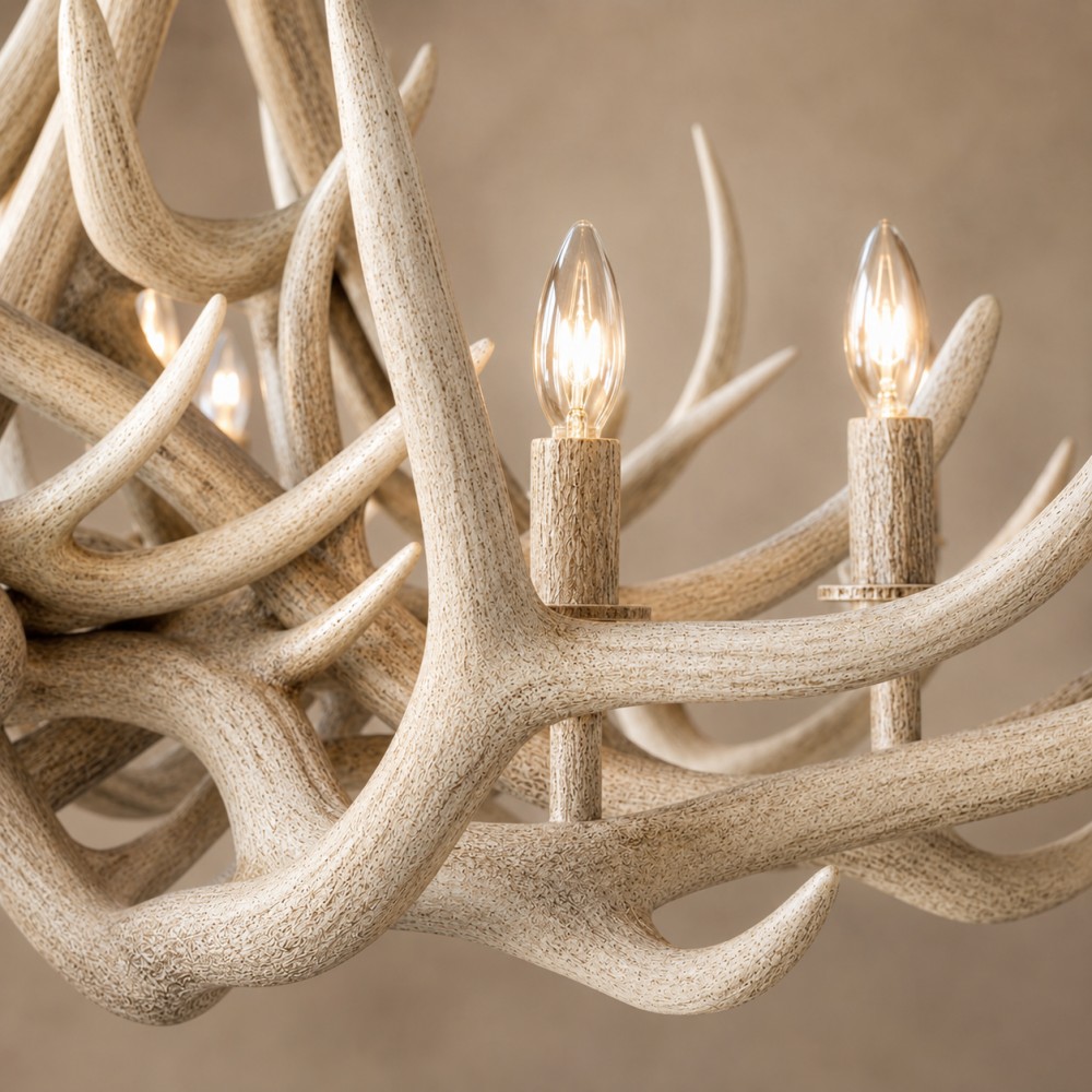 Natural Antler Chandelier 60-Inch - XYlight