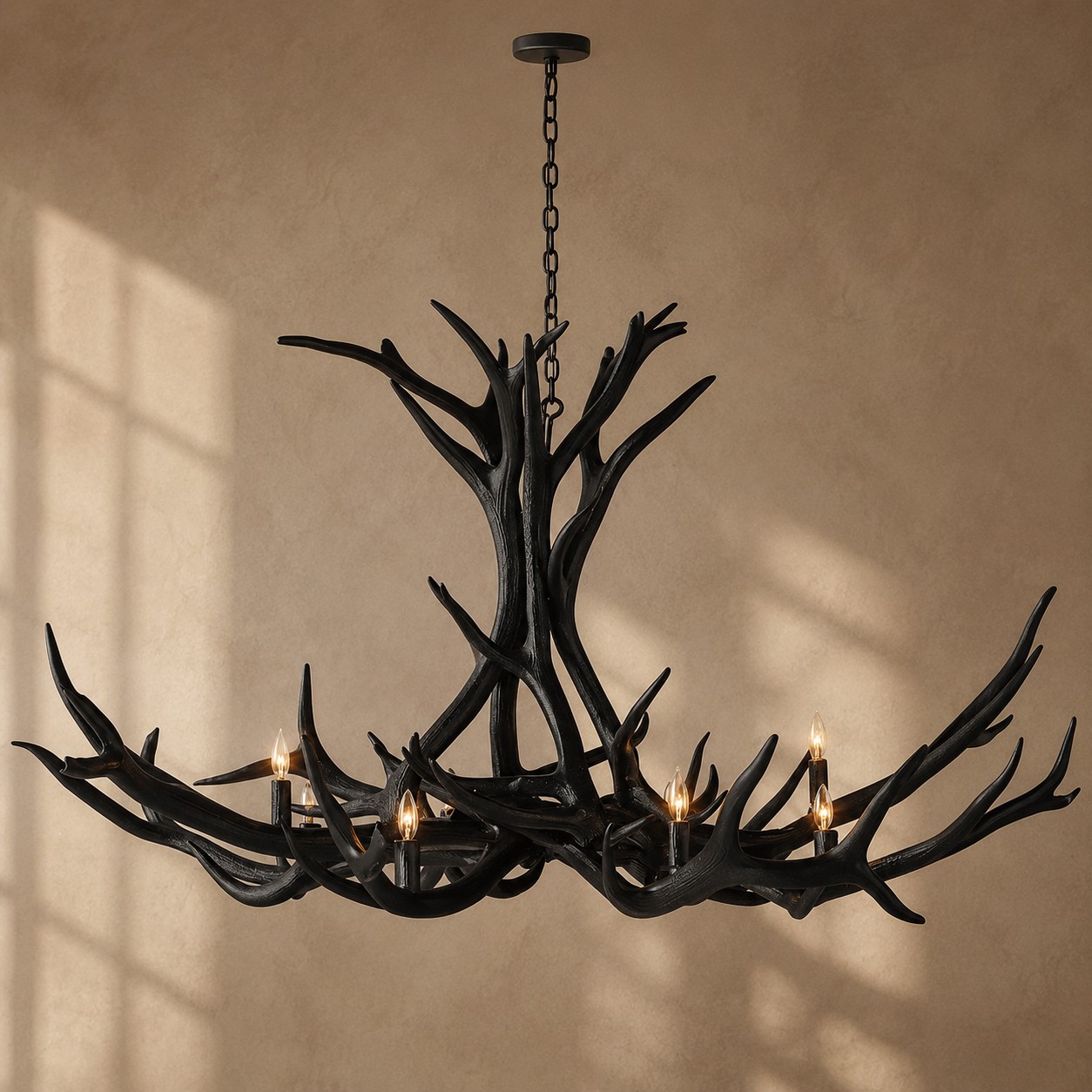 Natural Antler Chandelier 60-Inch - XYlight