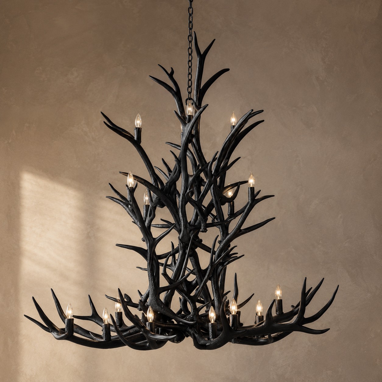 Natural Antler Chandelier 66-Inch - XYlight