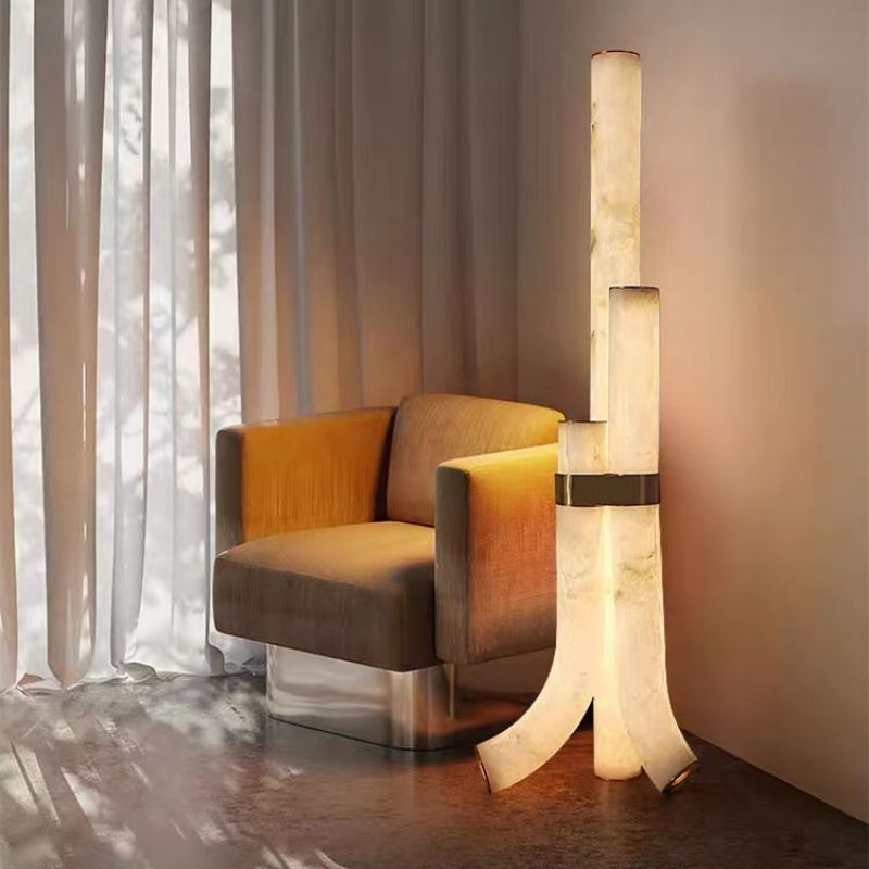 Nedalune Alabaster Floor Lamp
