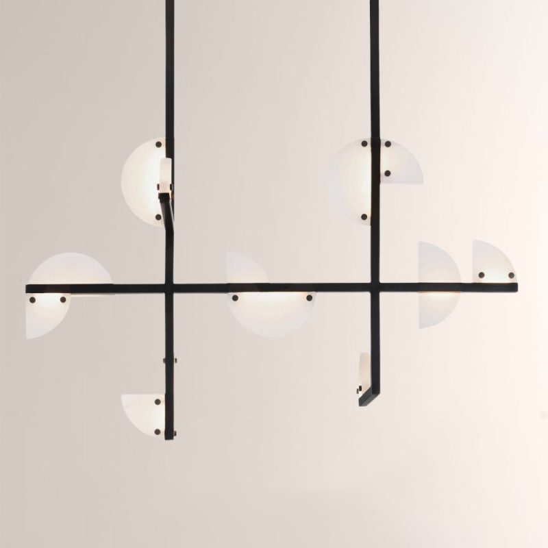 Nedalune Alabaster Linear Chandelier