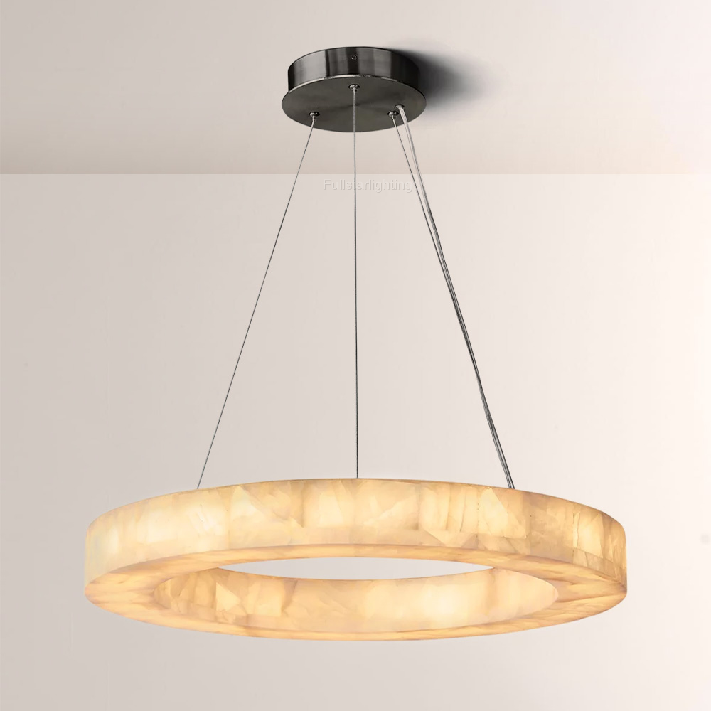 Nedalune Calcite Round Chandelier 31" / 40" / - XYlight