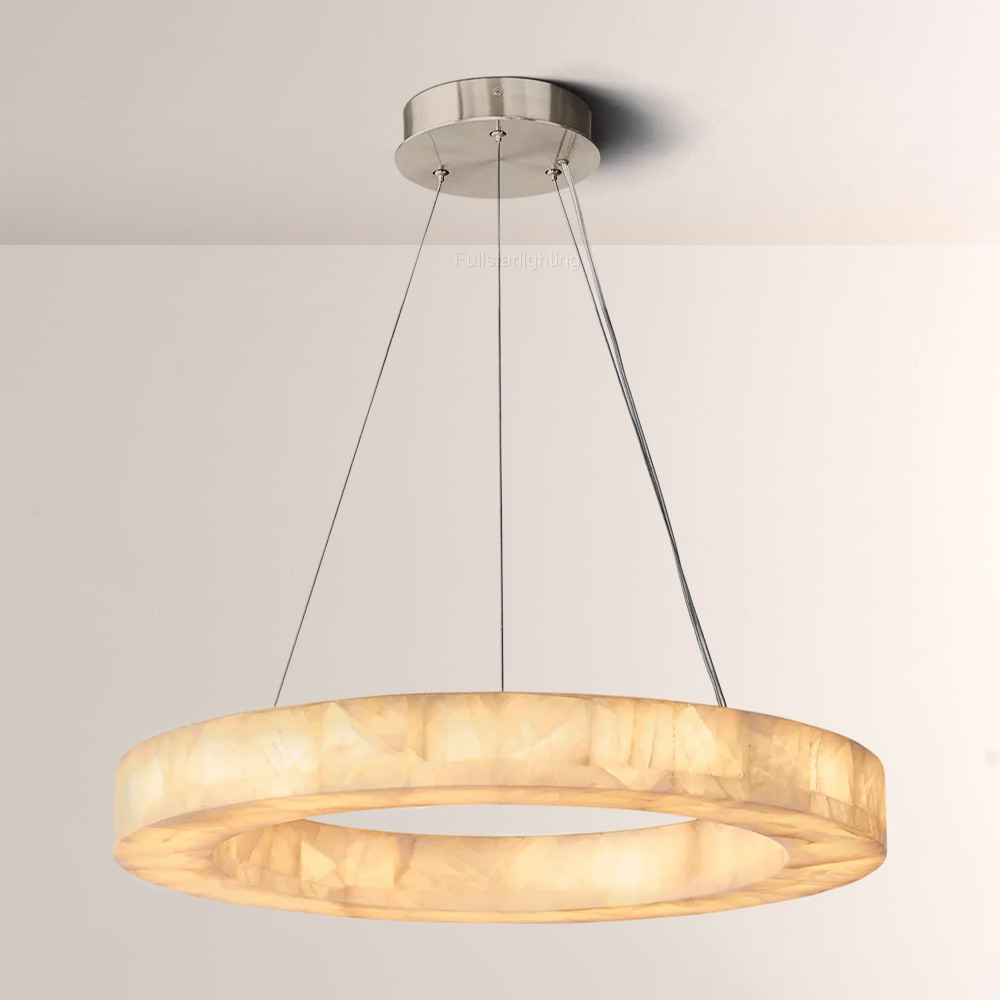 Nedalune Calcite Round Chandelier 31" / 40" / - XYlight