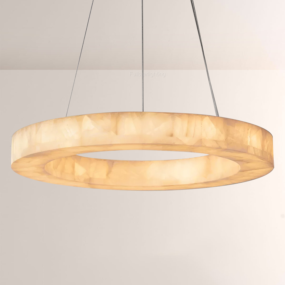 Nedalune Calcite Round Chandelier 31" / 40" / - XYlight