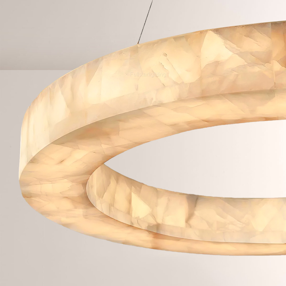 Nedalune Calcite Round Chandelier 31" / 40" / - XYlight