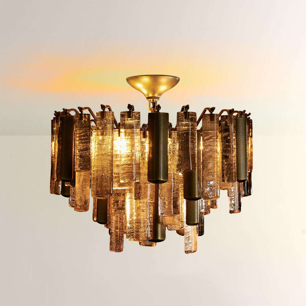 Nedalune Crystal Prism Flush Mount - XYlight