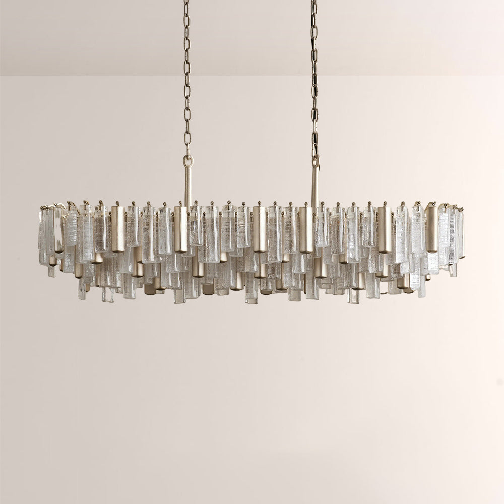 Nedalune Crystal Prism Linear Chandelier - XYlight