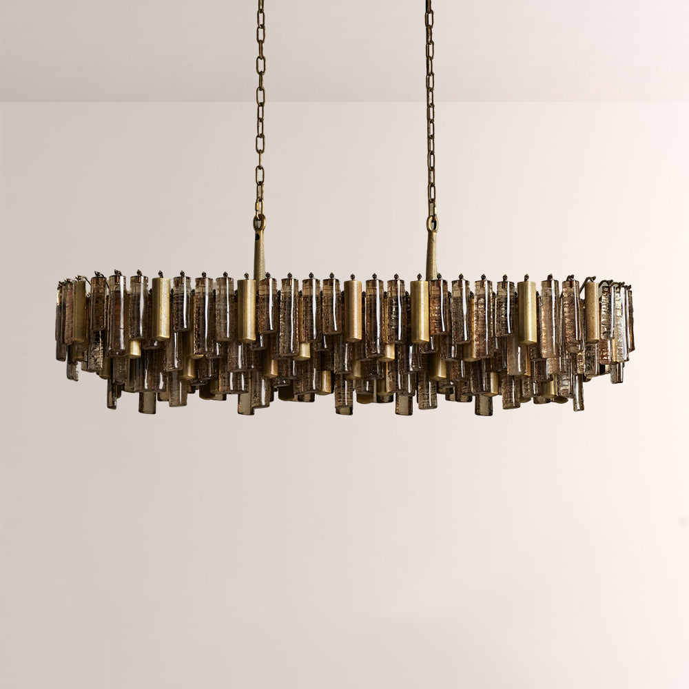 Nedalune Crystal Prism Linear Chandelier - XYlight