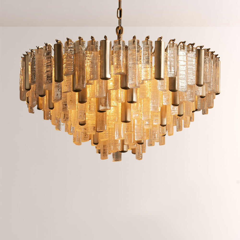 Nedalune Crystal Prism Round Chandelier - XYlight