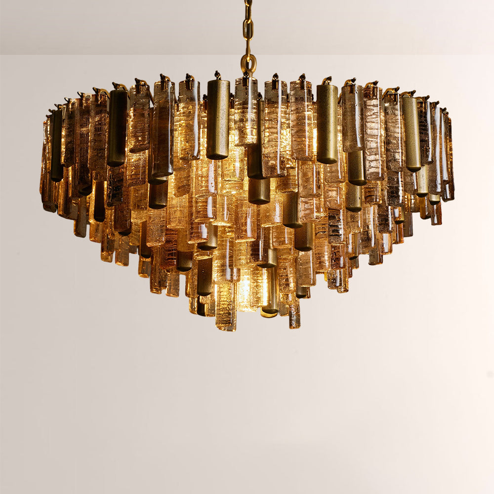 Nedalune Crystal Prism Round Chandelier - XYlight