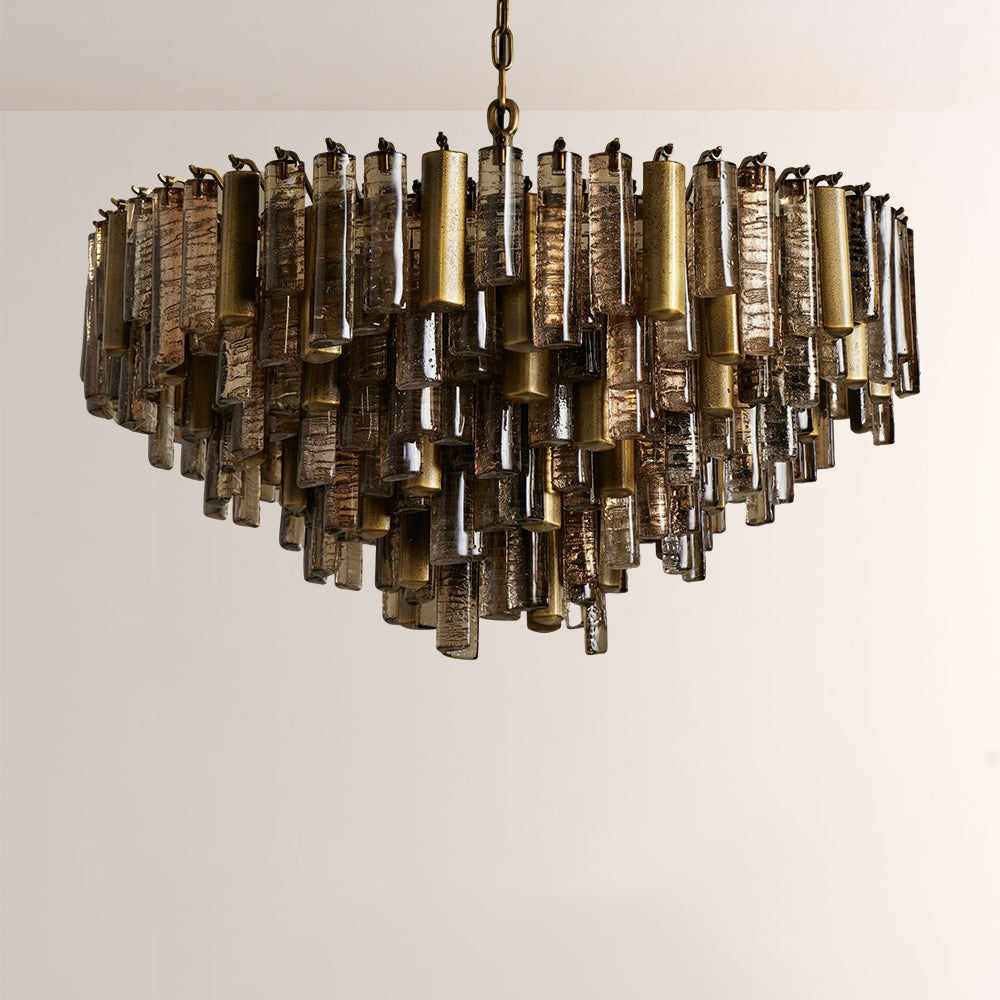 Nedalune Crystal Prism Round Chandelier - XYlight