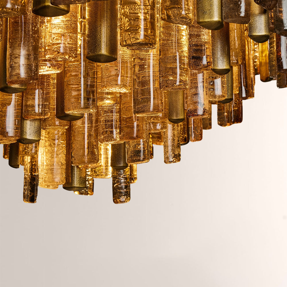 Nedalune Crystal Prism Round Chandelier - XYlight