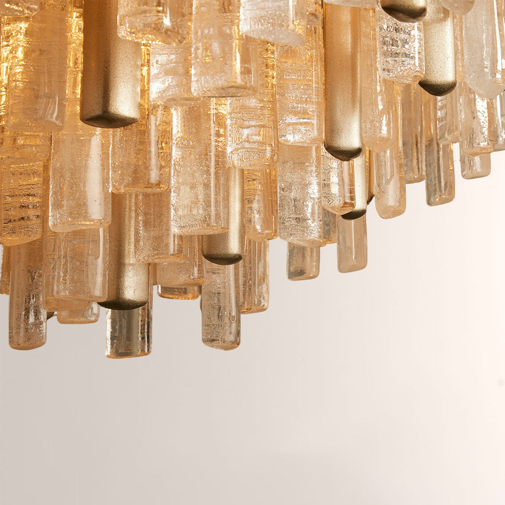 Nedalune Crystal Prism Round Chandelier - XYlight