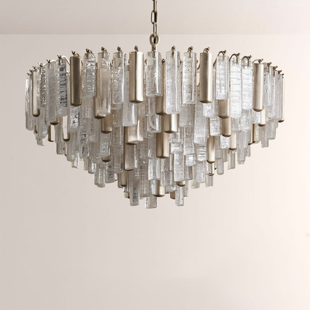 Nedalune Crystal Prism Round Chandelier - XYlight