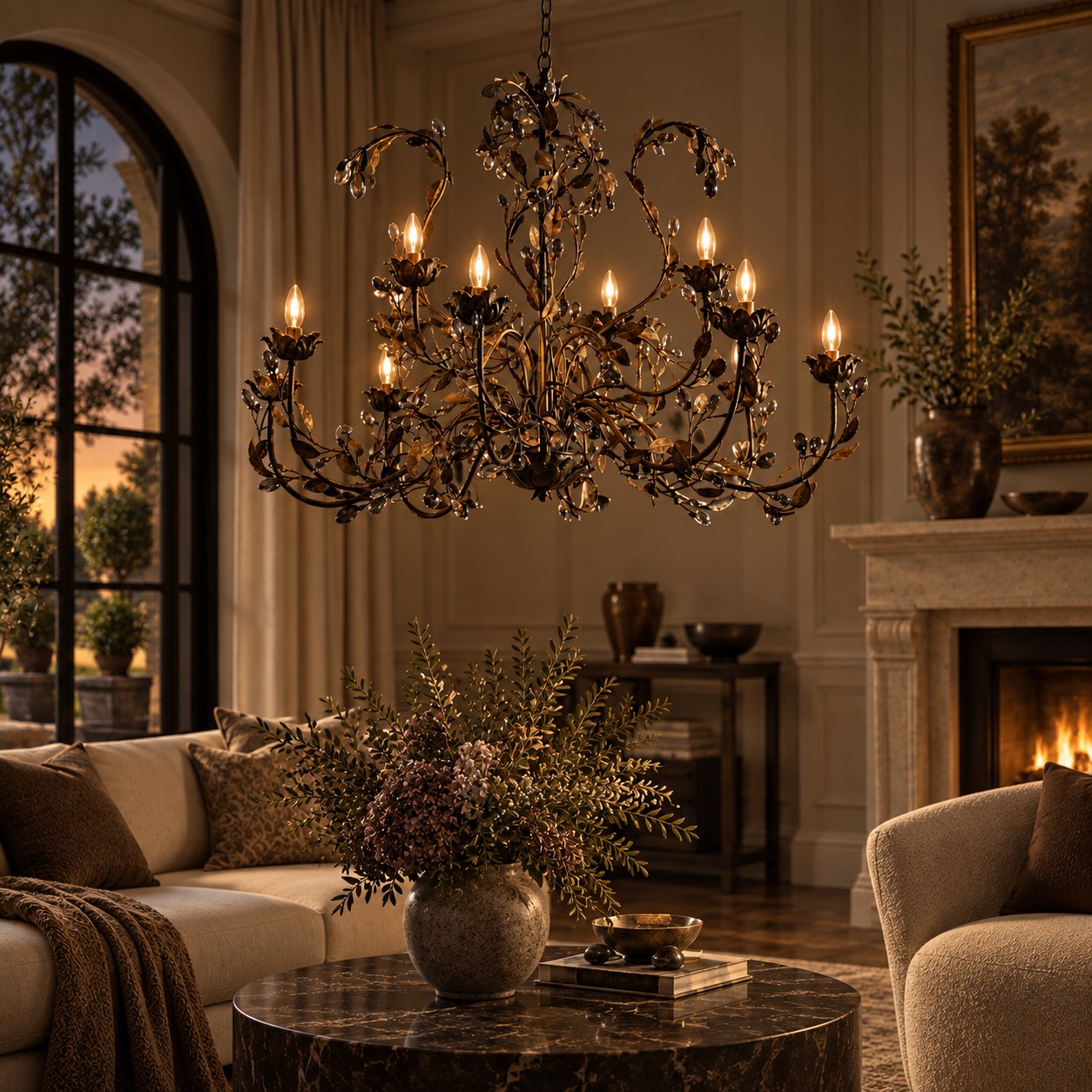 Nicoletta Round Chandelier - XYlight