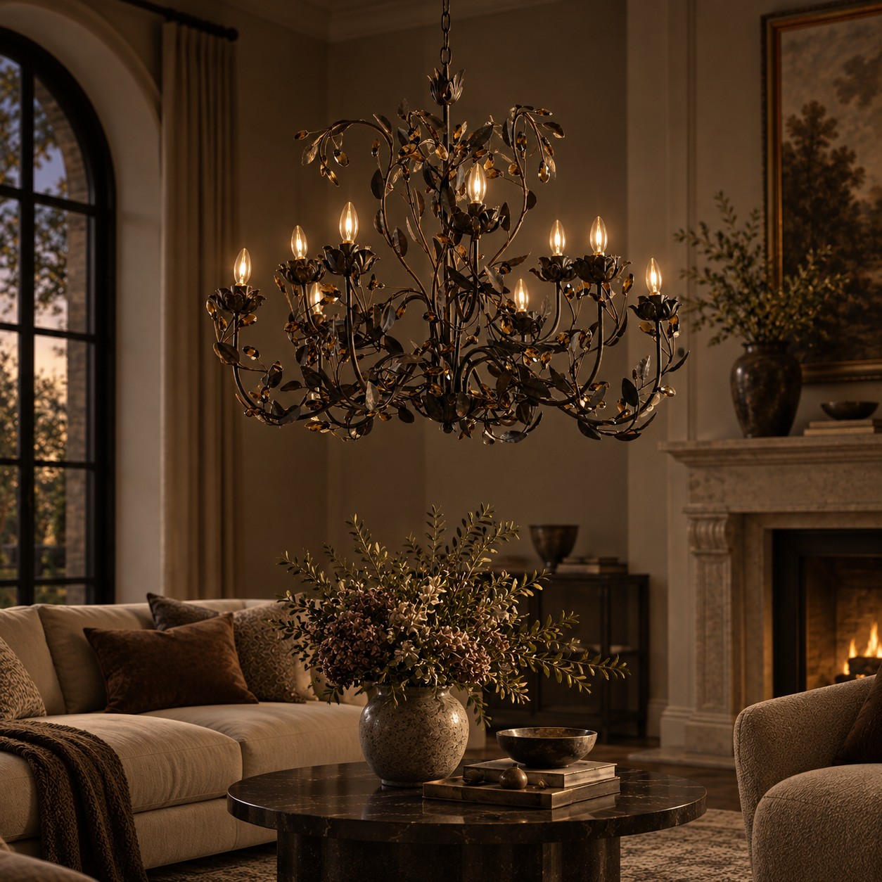 Nicoletta Round Chandelier - XYlight