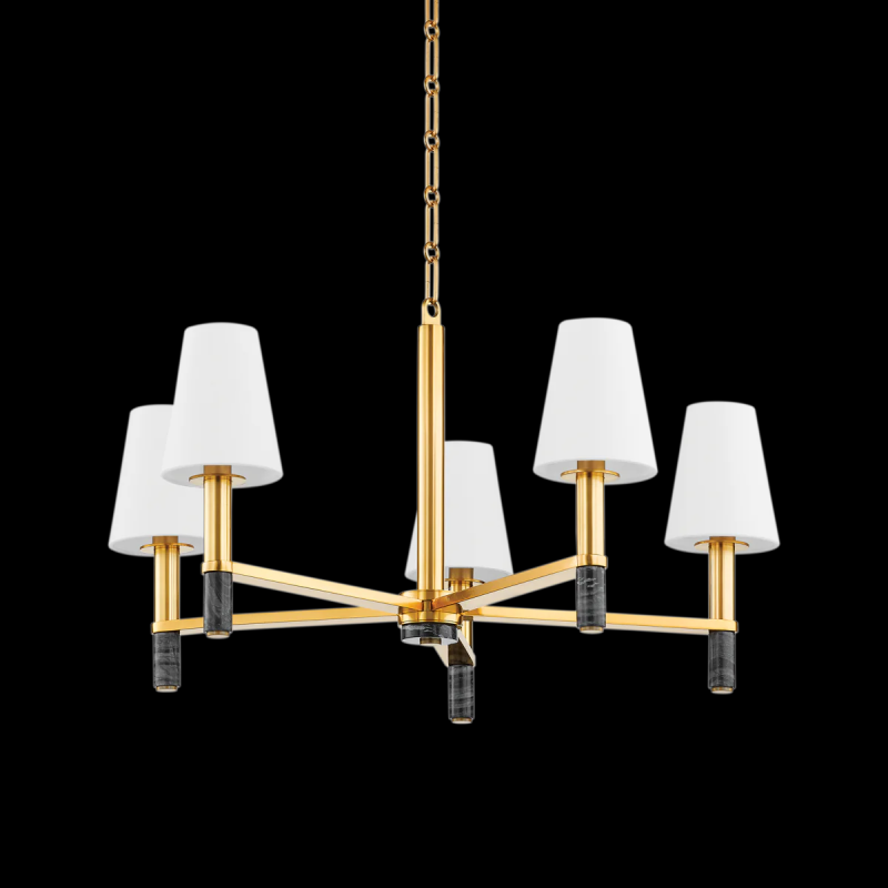 Paramus Clear Functional Design Chandelier