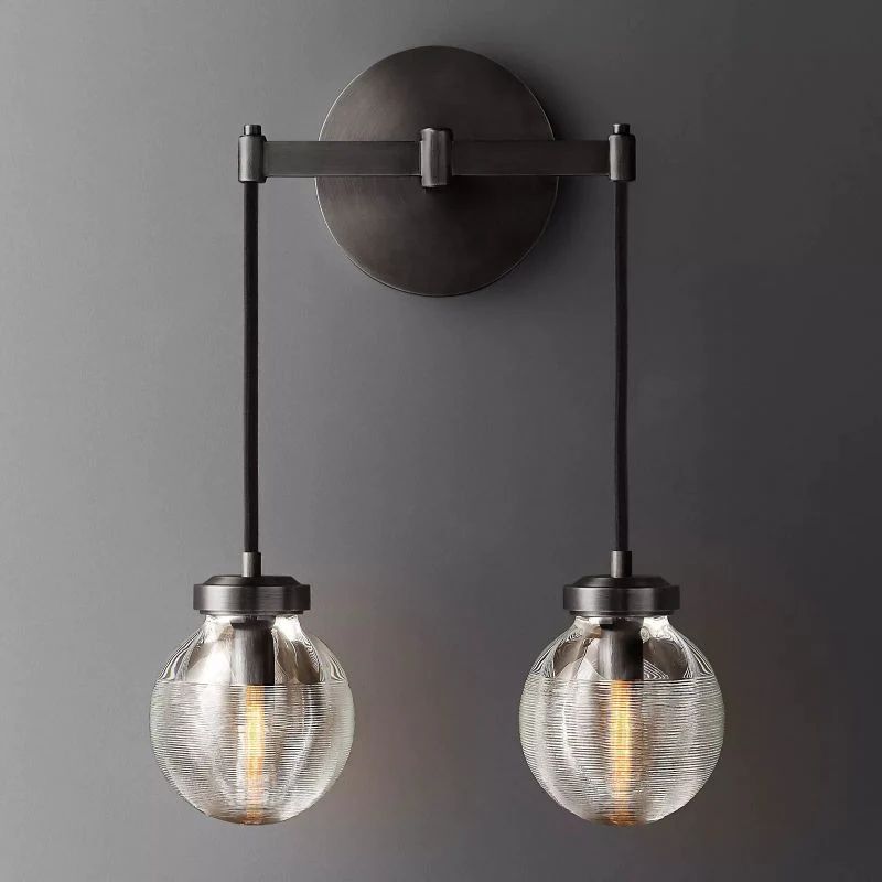 Pearl Spherical Modern Double Wall Sconce - XYlight