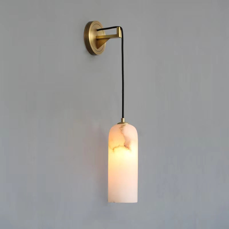Petra Modern Alabaster Wall Sconce - XYlight