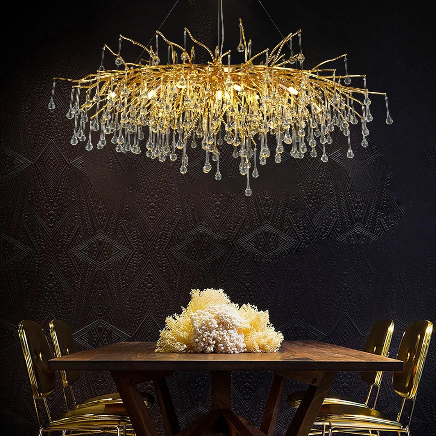 Pluvarelle Tree Branch Chandelier 23" - XYlight
