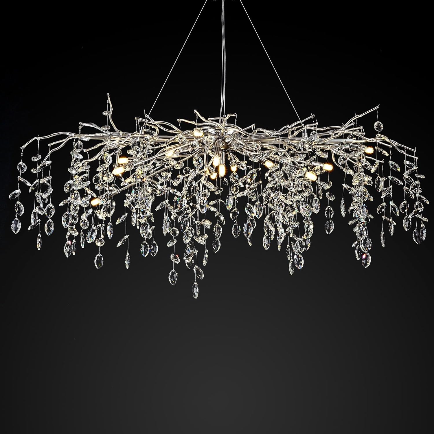 Pluvarelle Tree Branch Chandelier 23" - XYlight
