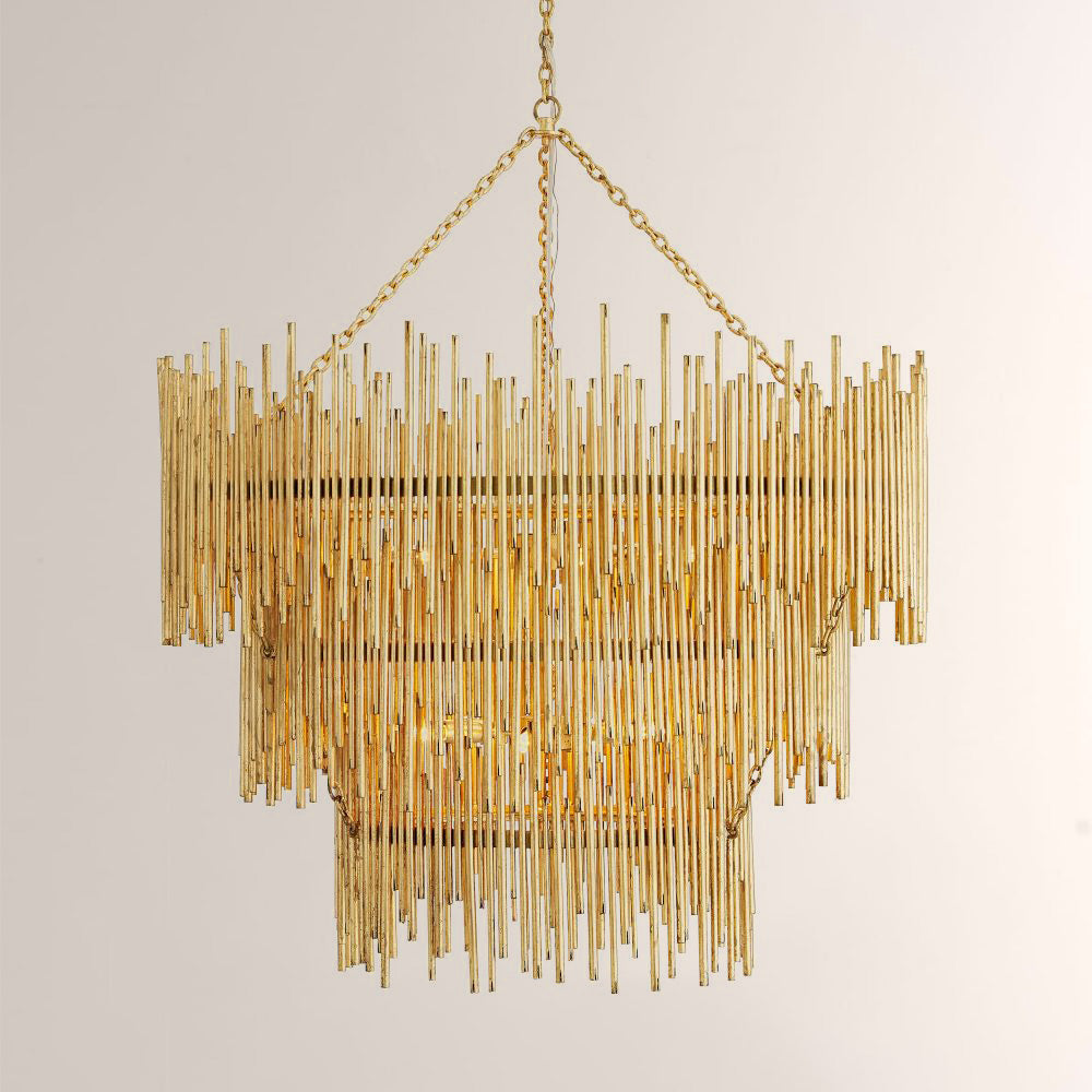 Prertcia Three Tiered Round Chandelier - XYlight
