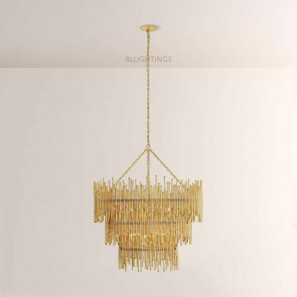Prertcia Three Tiered Round Chandelier - XYlight