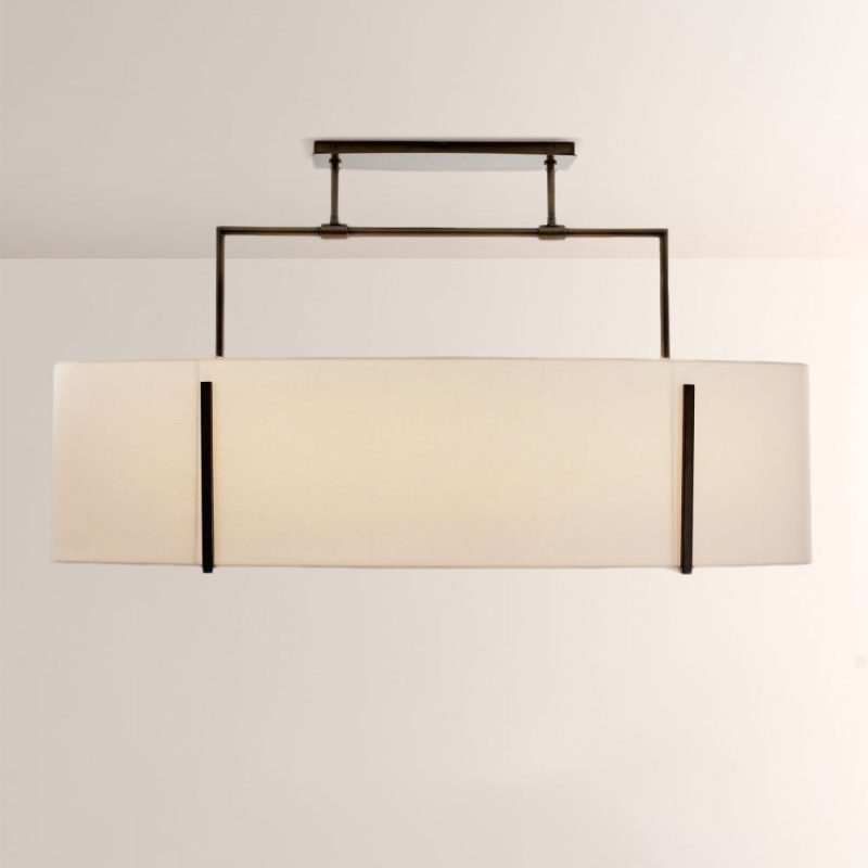 Primo Fabric Linear Chandelier