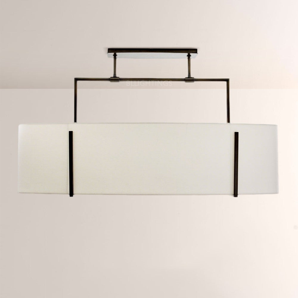 Primo Fabric Linear Chandelier - XYlight
