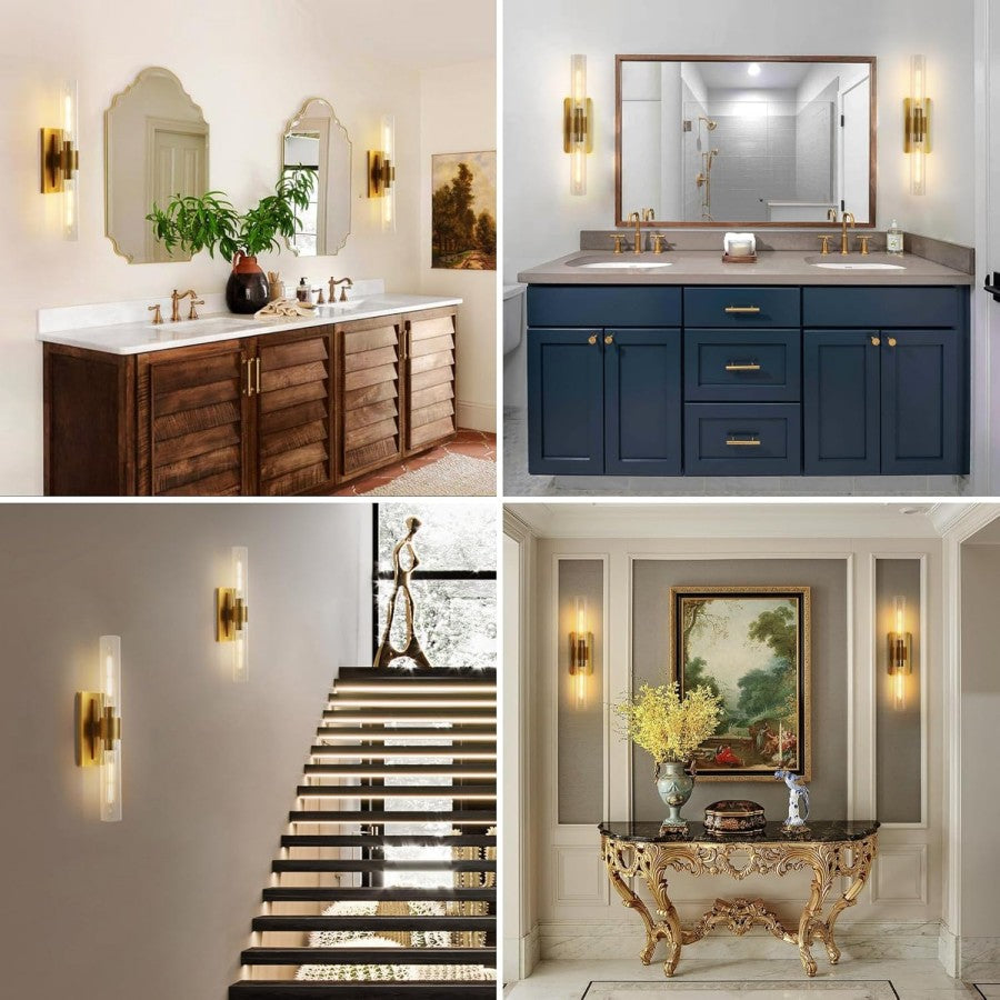 Radalven Glass Linear Sconce - XYlight