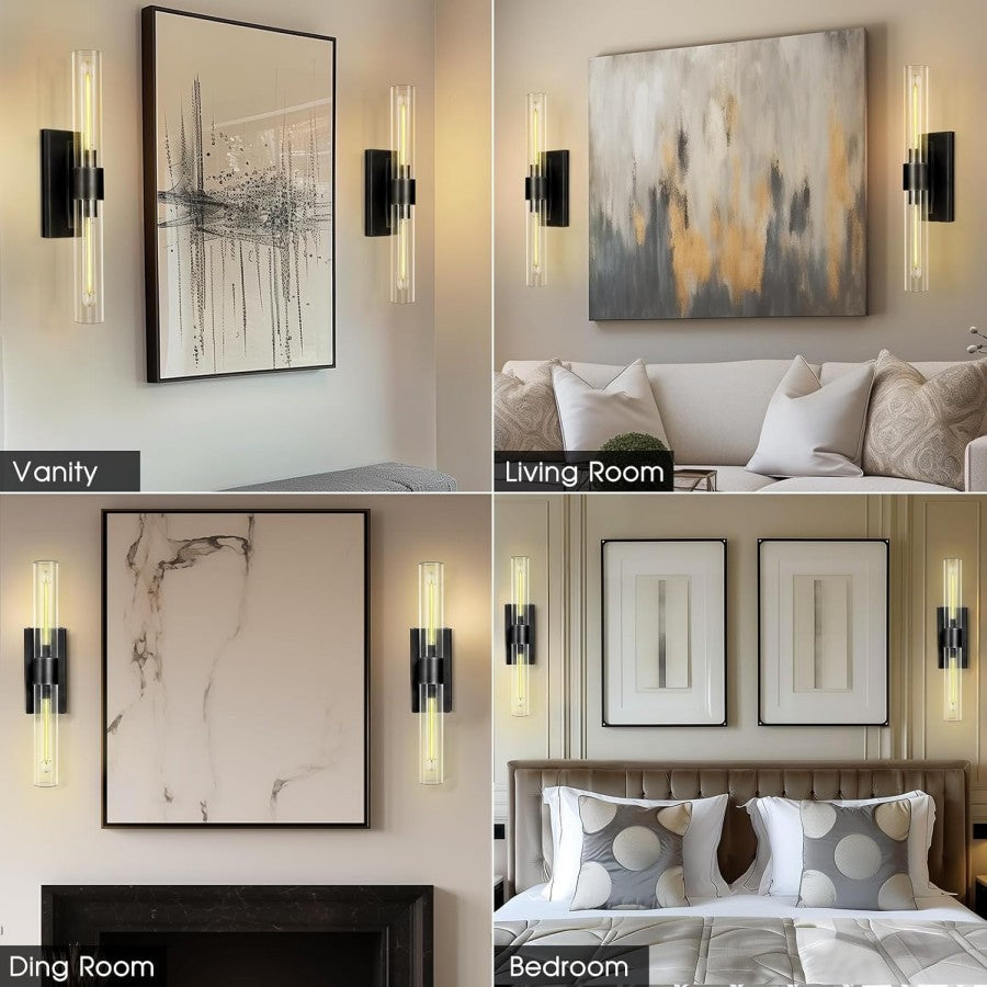 Radalven Glass Linear Sconce - XYlight