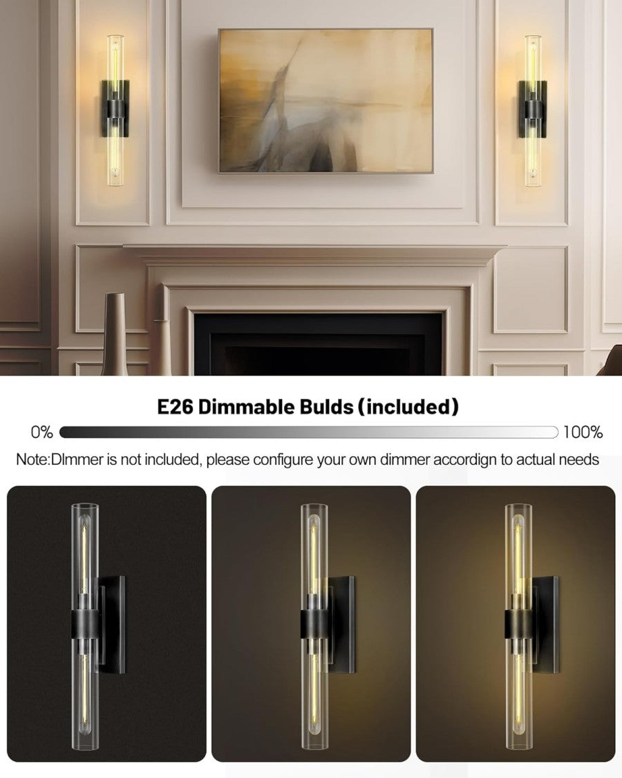 Radalven Glass Linear Sconce - XYlight