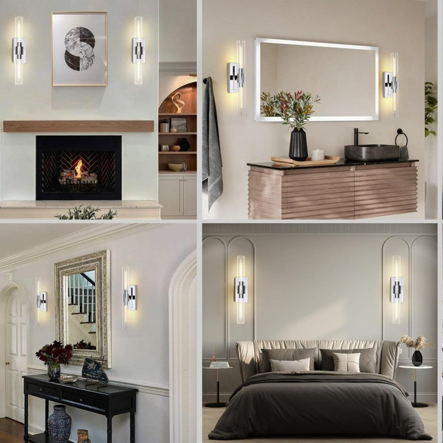 Radalven Glass Linear Sconce - XYlight
